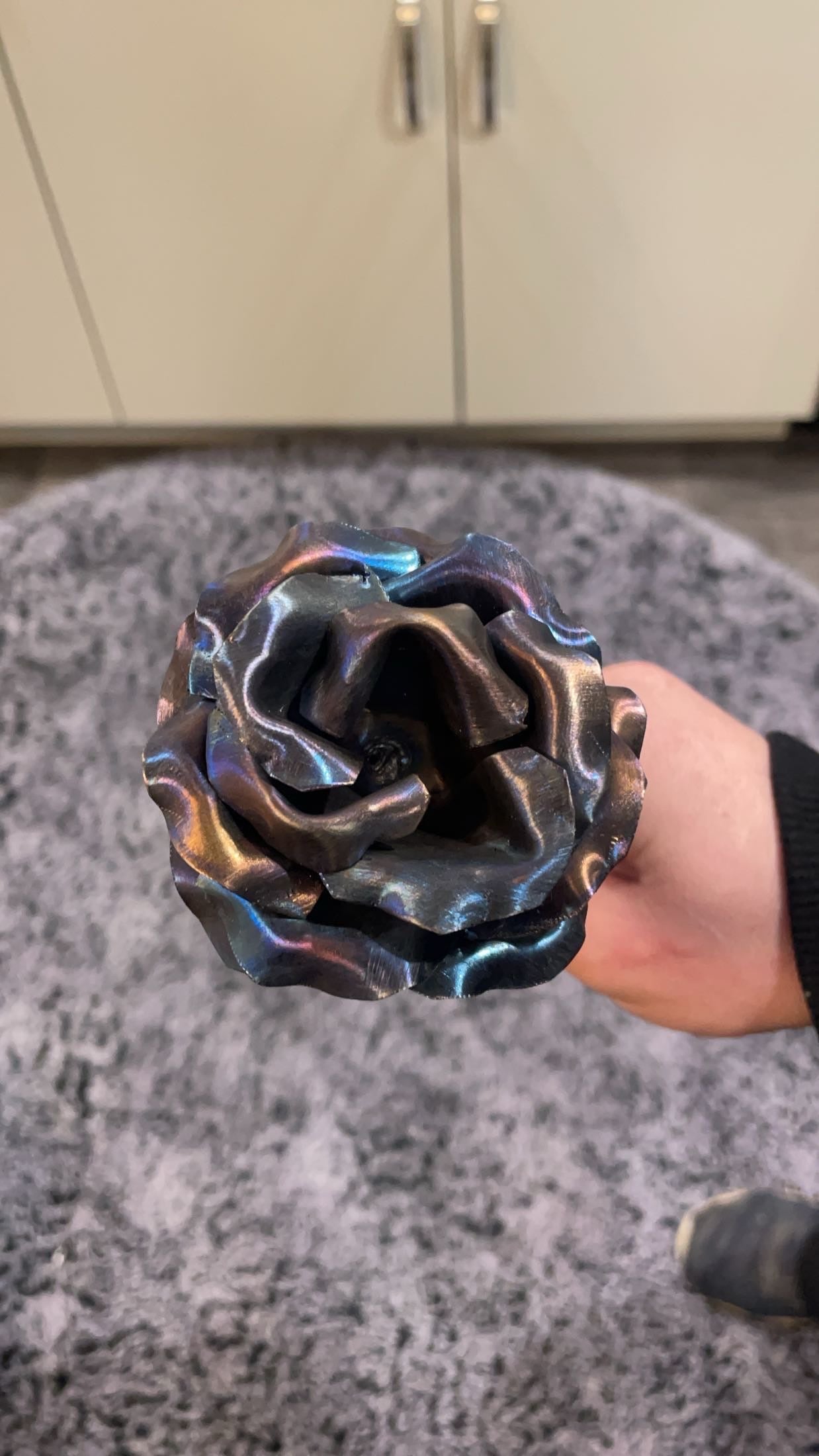Handcrafted Metal Roses