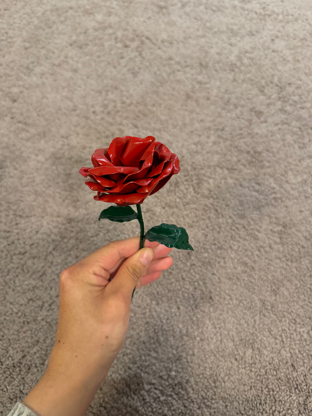 Handcrafted Metal Roses