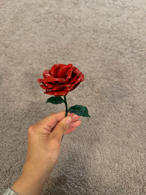 Handcrafted Metal Roses