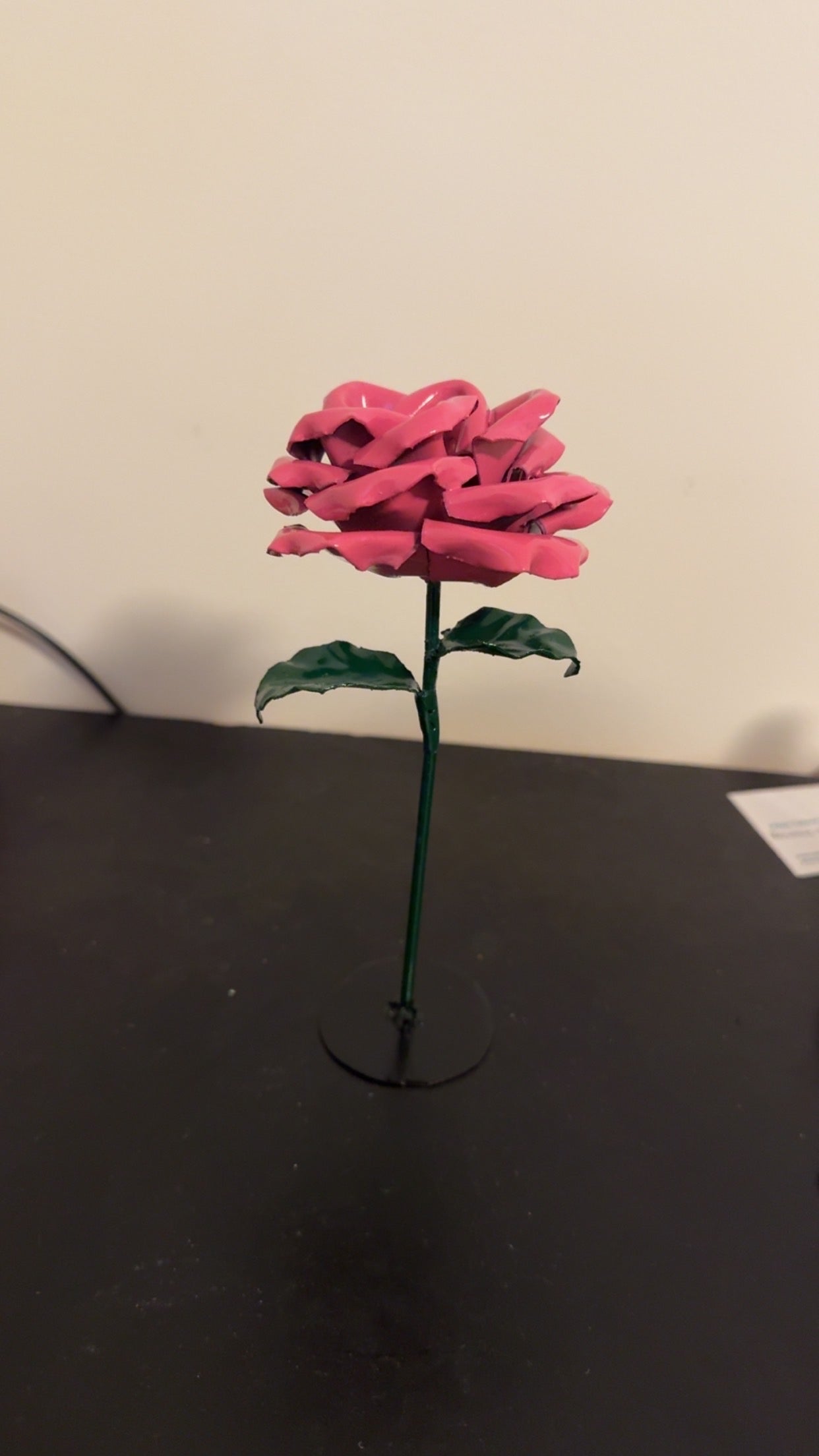 Handcrafted Metal Roses