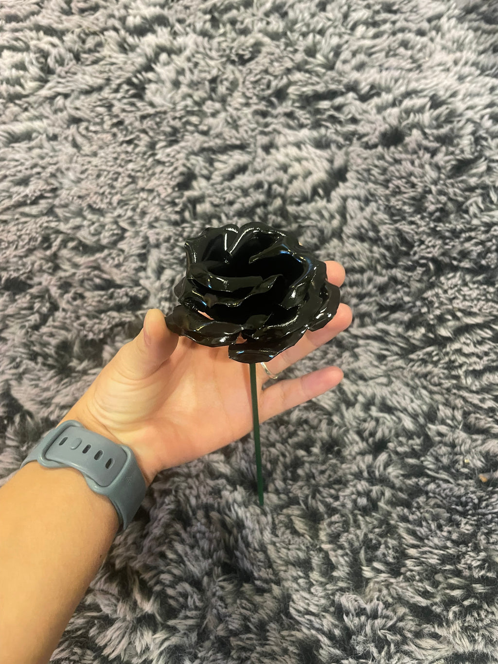 Handcrafted Metal Roses