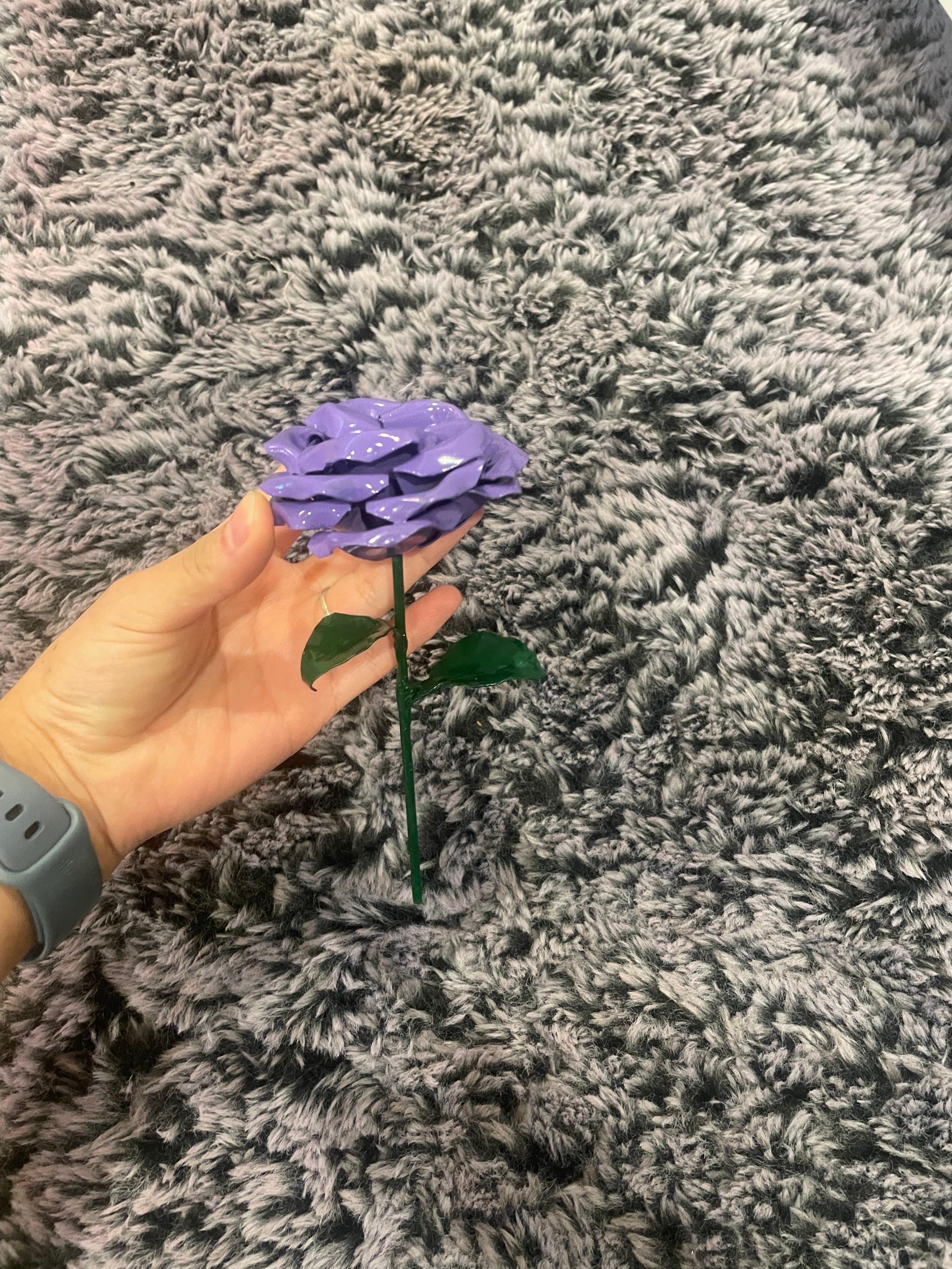 Handcrafted Metal Roses